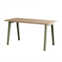 TipToe - NEW MODERN Desk, 75 x 150 cm, birch / khaki green