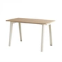 TipToe - NEW MODERN Desk, 75 x 130 cm, birch / cream white
