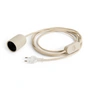 HAY - Common Table cable set, concrete gray