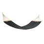 HAY - Outdoor Market Hammock, black with beige stripes