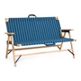 HAY - Outdoor Market Folding sofa, blue with beige stripes