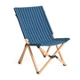 HAY - Outdoor Market Folding chair, blue with beige stripes