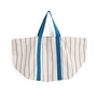 HAY - Outdoor Market Picnic bag M, beige with blue stripes