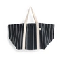 HAY - Outdoor Market Picnic bag M, black with beige stripes