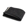 HAY - Outdoor Market Throw 130 x 180 cm, black with beige stripes