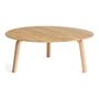HAY - Bella Coffee table Ø 80 cm / H 32 cm, lacquered oak