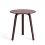 HAY - Bella Side table Ø 45 cm / H 49 cm, dark bordeaux