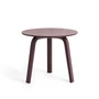 HAY - Bella Side table Ø 45 cm / H 39 cm, dark bordeaux