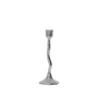 Broste Copenhagen - Amy Candle holder Ø 8 x H 23 cm, silver