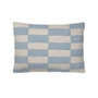 Broste Copenhagen - Jane Cushion cover, 40 x 60 cm, dusty blue / oatmeal