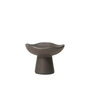 Broste Copenhagen - Momo Candle holder Ø 12 x H 9, charcoal matt