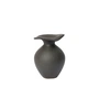 Broste Copenhagen - Florentina Vase, Ø 9.5 cm x H 14 cm, black, matt