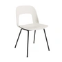 HAY - Layout 111 Chair, black / cream white (plastic glides)