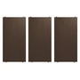 String - Shelf 58 x 30 cm (3-pack), dark oak