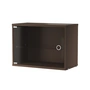 String - Display cabinet with swinging glass door, 58 x 30 cm, dark oak