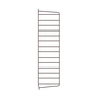 String - Wall ladder for String Shelf 75 x 20 cm, dark brown