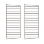 String - Wall ladder for String Shelf 75 x 30 cm (set of 2), dark brown
