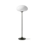 Gubi - Stemlite Floor lamp H 110 cm, chrome black / opal