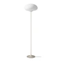 Gubi - Stemlite Floor lamp H 150 cm, pebble gray / opal