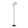 Gubi - Stemlite Floor lamp H 150 cm, black red / opal