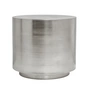 House Doctor - Step Side table, Ø 50 x H 45.7 cm, brushed silver