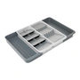 Joseph Joseph - DrawerStore Extendable cutlery tray, incl. knife organizer, light stone