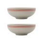 Nicolas Vahé - Bistro Bowl Ø15.5 cm, red / white (set of 2)