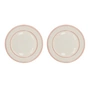 Nicolas Vahé - Bistro Plate Ø 27 cm, red / white (set of 2)