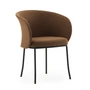 Normann Copenhagen - Knit Armchair, black / brandy