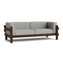 Normann Copenhagen - Kube 3-seater sofa, dark brown / Remix 133