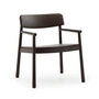 Normann Copenhagen - Timb Lounge armchair, brown / chocolate (Ultra leather)