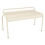 Fermob - Luxembourg Garden bench without backrest 90 cm, latte-beige