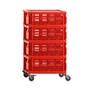 HAY - Roll container, red, recycled