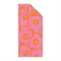 Marimekko - Unikko Bath towel 70 x 150 cm, orange / pink