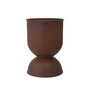 Ferm Living - Hourglass Flower pot medium, Ø 40 x H 59 cm, rust