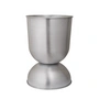 Ferm Living - Hourglass Flower pot large, Ø 50 x H 73 cm, aluminum