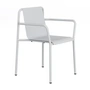 TipToe - Panorama garden chair with armrests, chalk gray