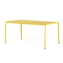TipToe - Panorama Garden table, 160 x 90 cm, sun yellow