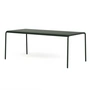TipToe - Panorama Garden table, 190 x 90 cm, forest green