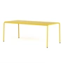 TipToe - Panorama Garden table, 190 x 90 cm, sun yellow