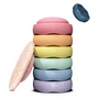 Stapelstein® - Spring Special Rainbow Set pastel, multicolor (set of 8), (board + mini original)