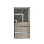 Zone Denmark - Sauna bath towel, 70 x 140 cm, Eucalypus / Olive Green / Soft Grey