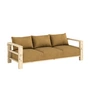 Karup - Bare Sofa bed, clear lacquered pine (101) / golden ochre (643)