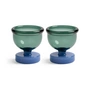 & klevering - Cantine Egg cup, blue (set of 2)