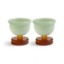 & klevering - Cantine Egg cup, amber (set of 2)