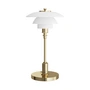 Louis Poulsen - PH 1/1 Portable rechargeable LED table lamp, brass / opal glass