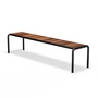 HOUE - AVANTI garden bench, long, thermo ash / black