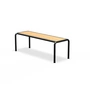 HOUE - AVANTI garden bench, medium, pine / black