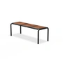 HOUE - AVANTI garden bench, medium, thermo ash / black