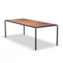HOUE - AVANTI outdoor dining table, 222 x 98 cm, thermo ash / black